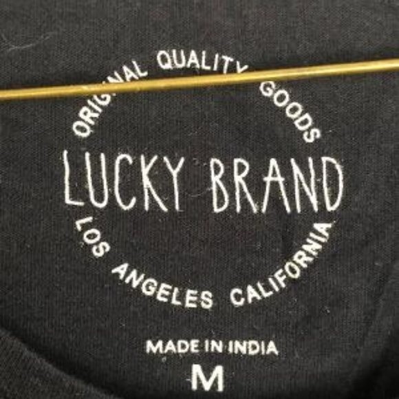 LUCKY BRAND PEACOCK SHIRT SZ M - Picture 3 of 3